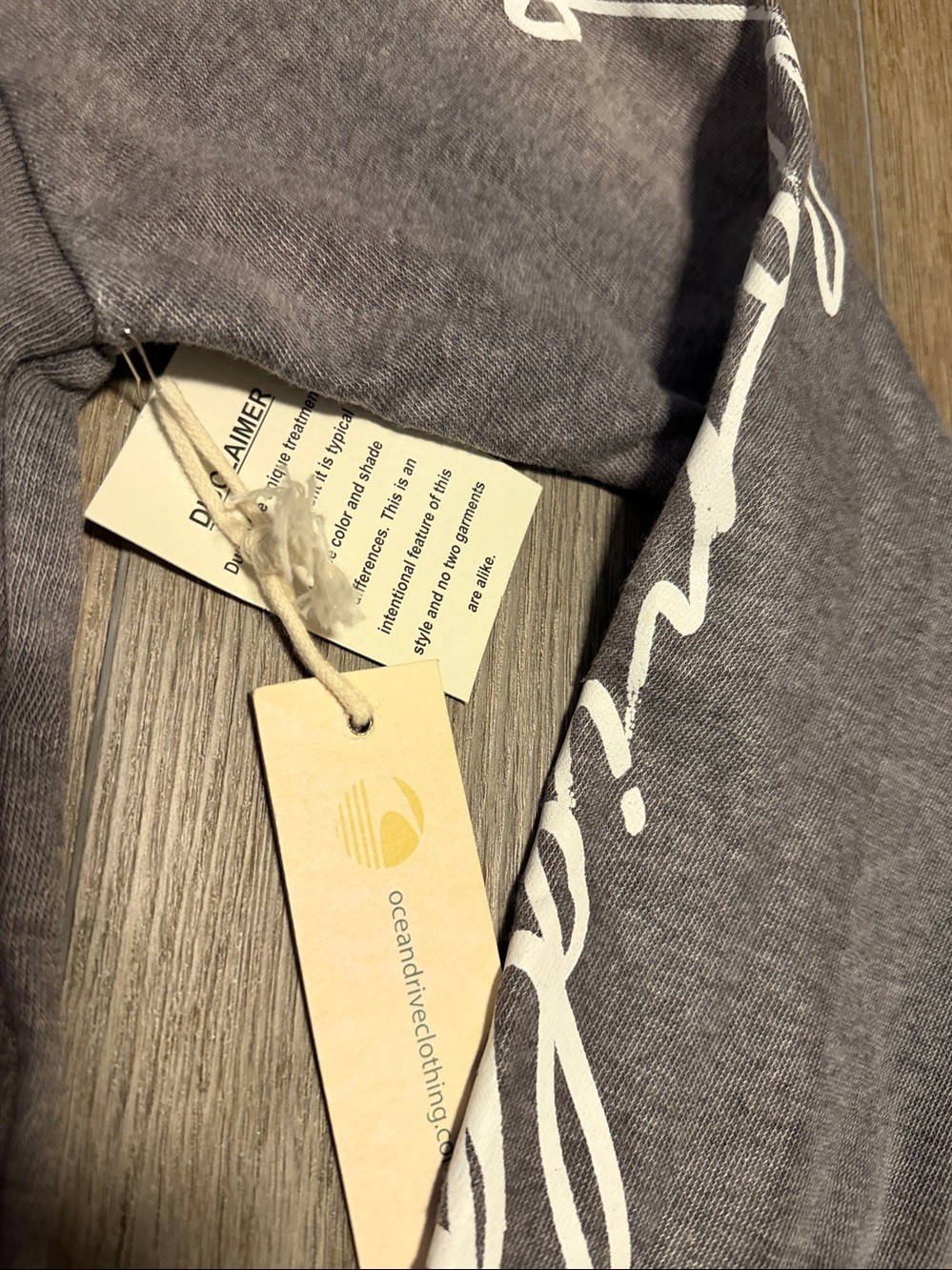 Ocean Drive Gray Zip-Up Hoodie Jacket - Picture 5 of 7